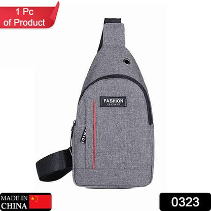 0323 Grey Waterproof Anti Theft Crossbody Fanny Pack Waist Bag Pu Leather Shoulder Bags Chest Men Casual Fashion Usb Charging Earphone Hook Sling Travel Messengers Bag - My Store