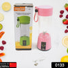 133 Portable Usb Electric Juicer - 6 Blades (Protein Shaker) - My Store