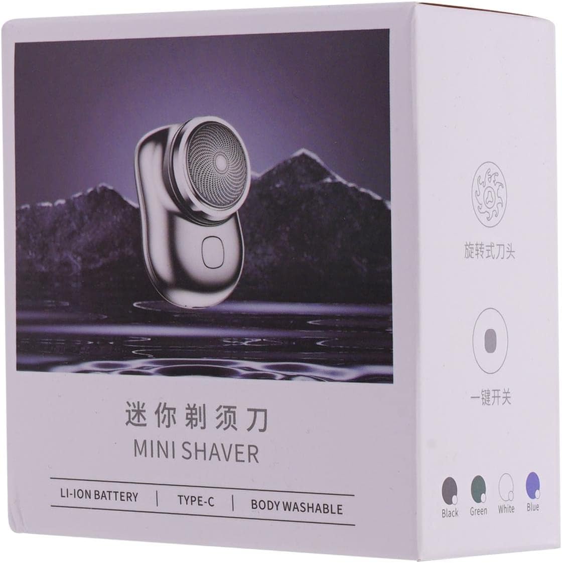 6539 Mini Electric Shaver Portable Pocket Fashion Rechargeable Wireless Beard Hair Razor For Men And Women Home Travel Gift - My Store