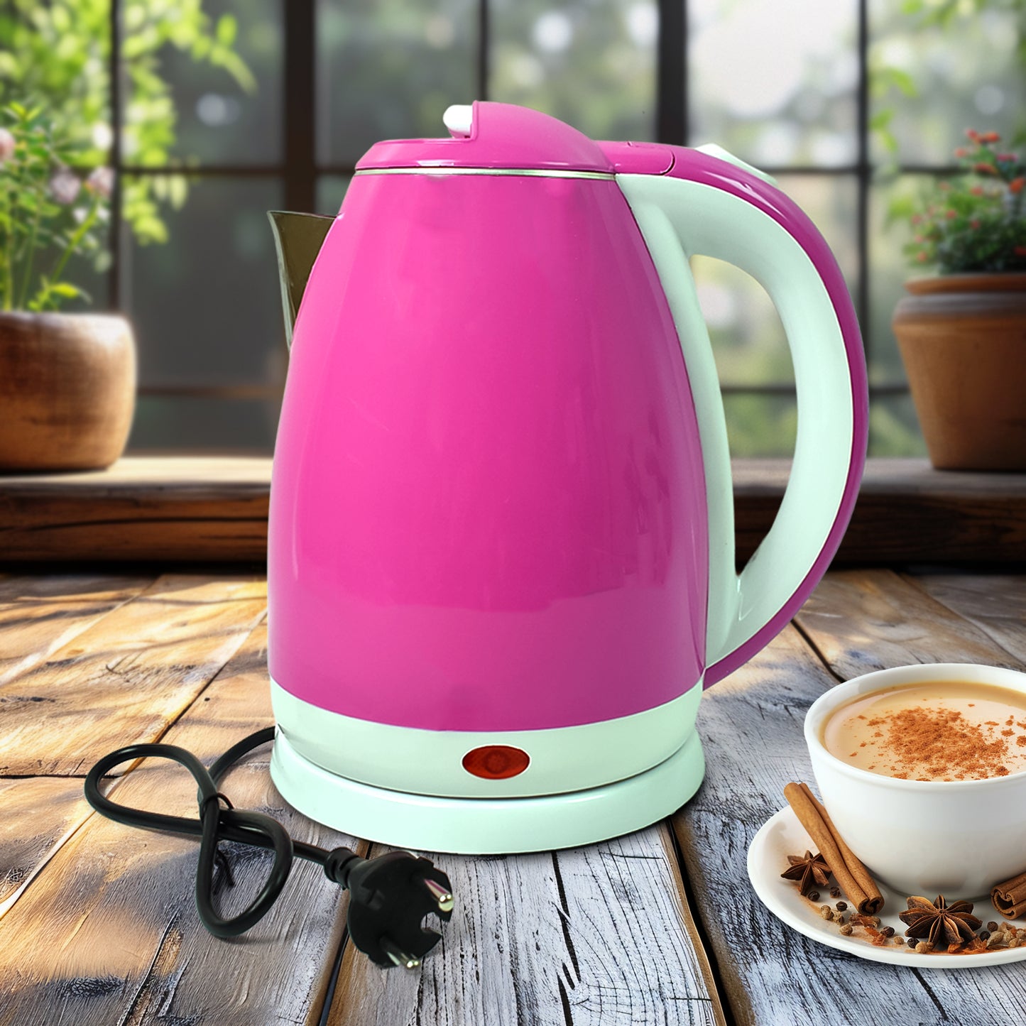 Stainless Steel Electric Kettle 1500 Watt (2 Ltr.)