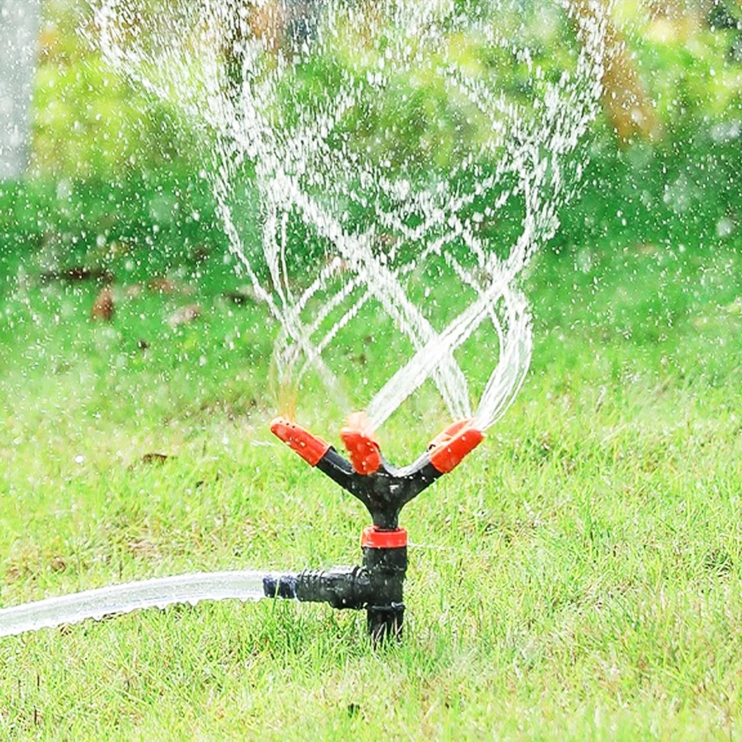 Automatic Garden Sprinkler 360 Degree Rotating Adjustable 5 Arm (1 Pc) - My Store