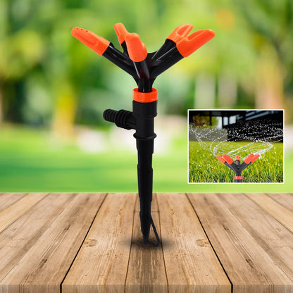 Automatic Garden Sprinkler 360 Degree Rotating Adjustable 5 Arm (1 Pc) - My Store