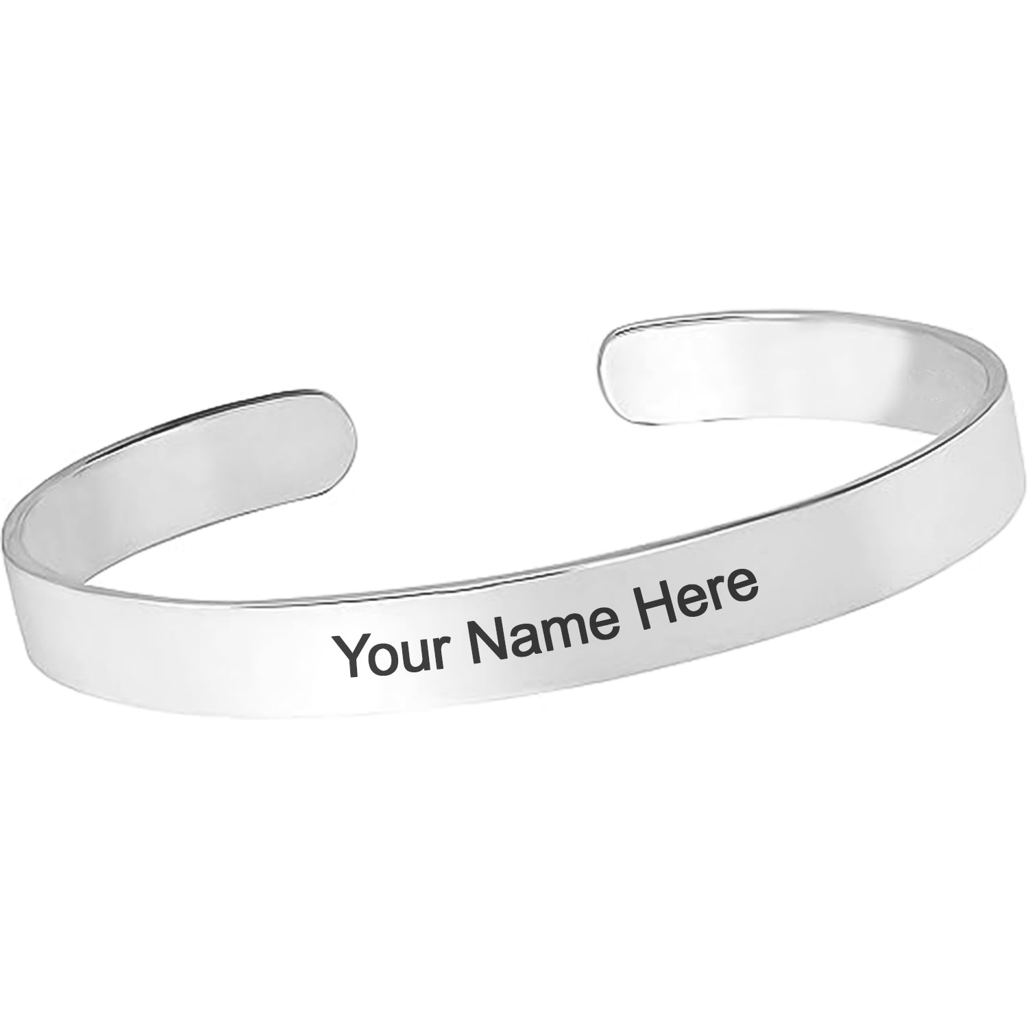 Customized Personalized Stylish Kada Bracelet (1 Pc Silver) - My Store