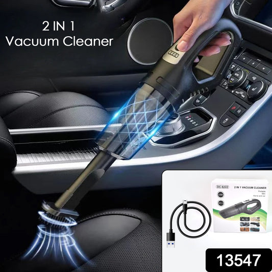 Wireless Handheld Car Vacuum Cleaner 2 In1 Dust Buster (1 Set)