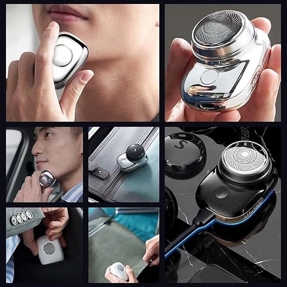 Portable Electric Shaver Mini Electric Razor Shavers for Men